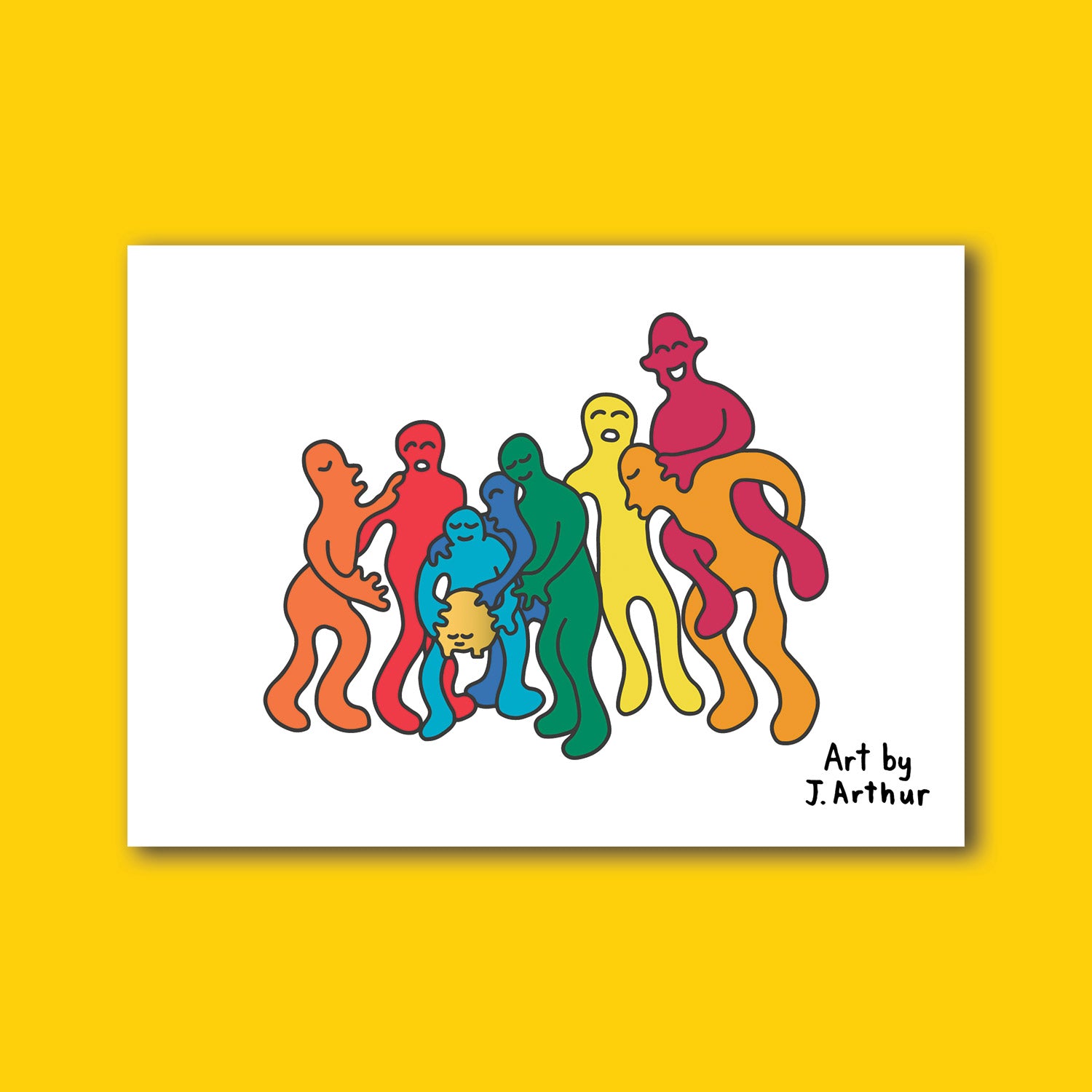 “Celebrations” Art Series by Art by J.Arthur - Print (3/4) - Football Saved My Life