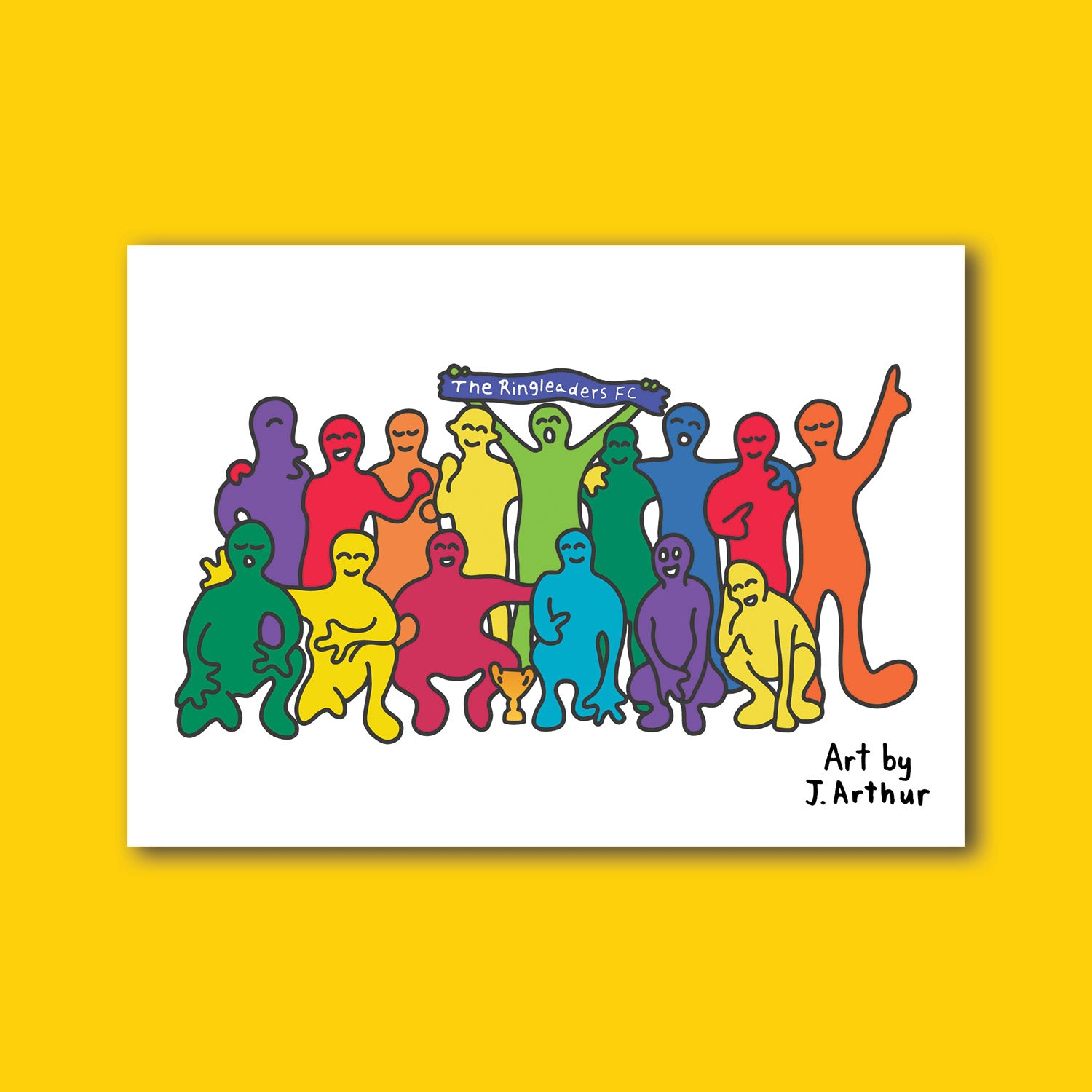 “Celebrations” Art Series by Art by J.Arthur - Print (1/4) - Football Saved My Life